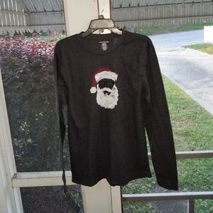 Luckey Brand Santa and Plaid Pajama Set